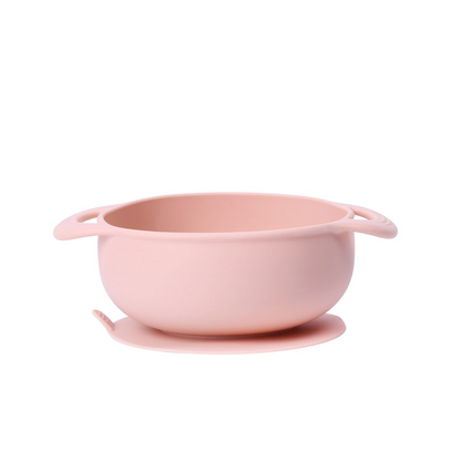 Bowl de Silicona con Succión - Rosado | The Baby Nation