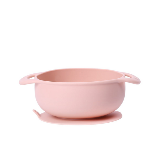 Bowl de Silicona con Succión - Rosado | The Baby Nation