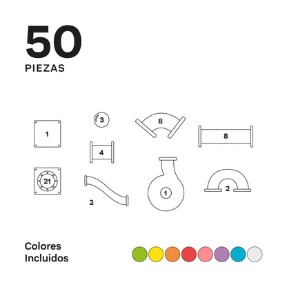 Imanix Tobogán - 50 Piezas | Imanix