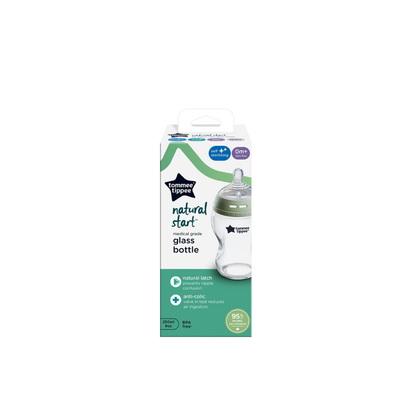 Mamadera Natural Start Vidrio - 250 ml | Tommee Tippee