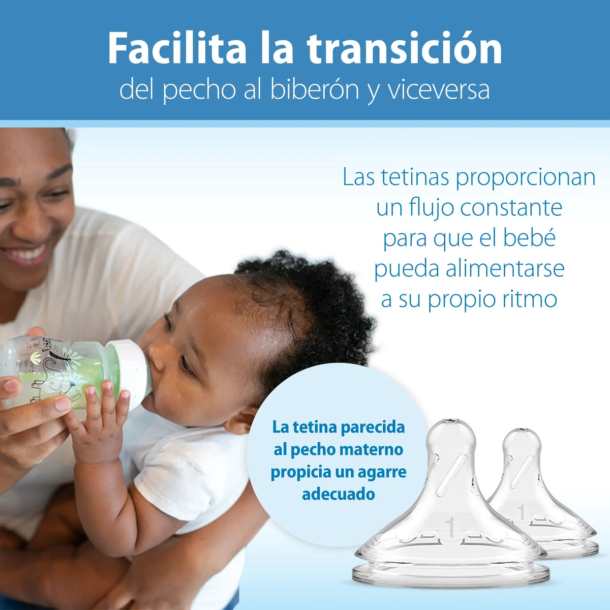 Pack de 3 Mamaderas Anticólicos Boca Ancha Options+  270ml | Dr. Brown's