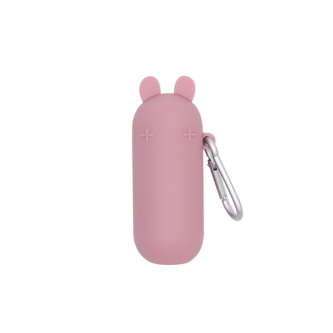 Bombilla en Caja Para Llevar Conejo - Rosa Viejo | We Might Be Tiny