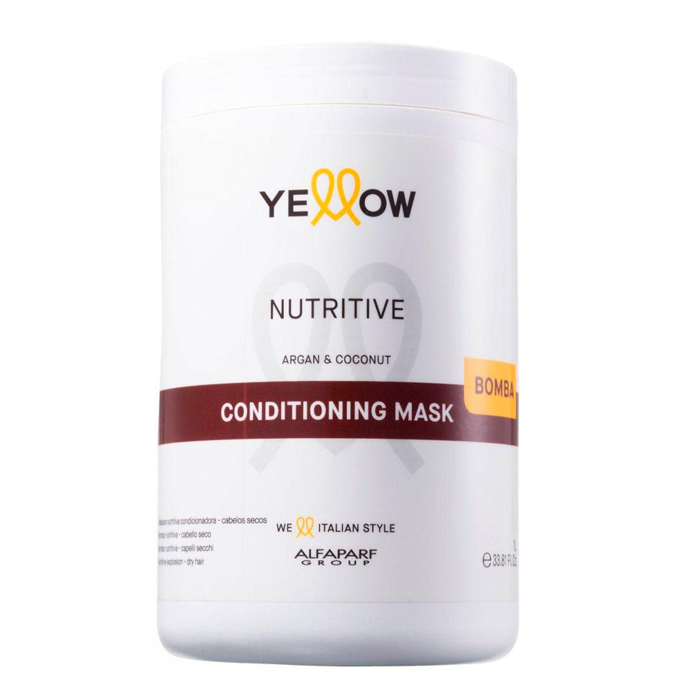 ALFAPARF Yellow Nutritive Argan and Coconut Conditioning Mask 1000ml