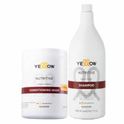 ALFAPARF YELLOW NUTRITIVE COCONUT SHAMPOO 1500ML – MASK 1000ML