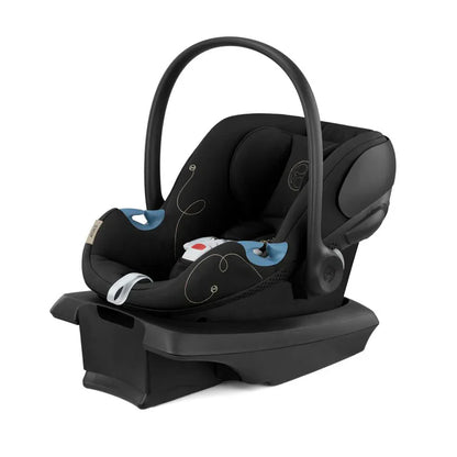Travel System: EOS 2 en 1 + Silla Aton G + Base G - Moon Black [One Box] | CYBEX