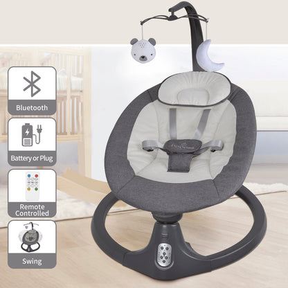 Silla Nido Baby Swing - Gris | Bebesit