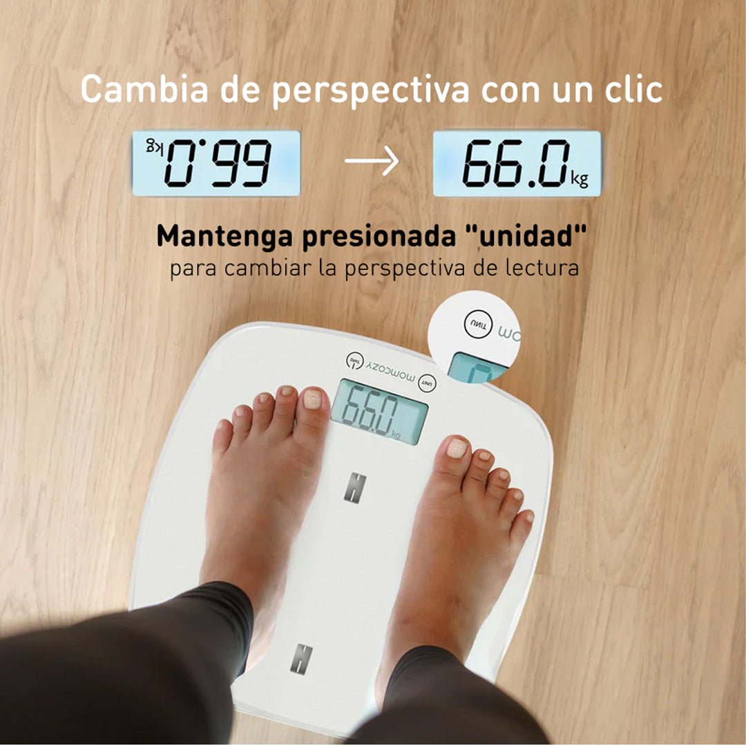 Balanza para bebé 2 - 1 con medidor de peso y altura - MOMCOZY - Mini Nuts - Expertos en sillas de auto y coches de paseo