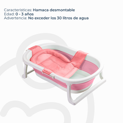 Bañera Jelly con Hamaca -  Rosa | Bebesit