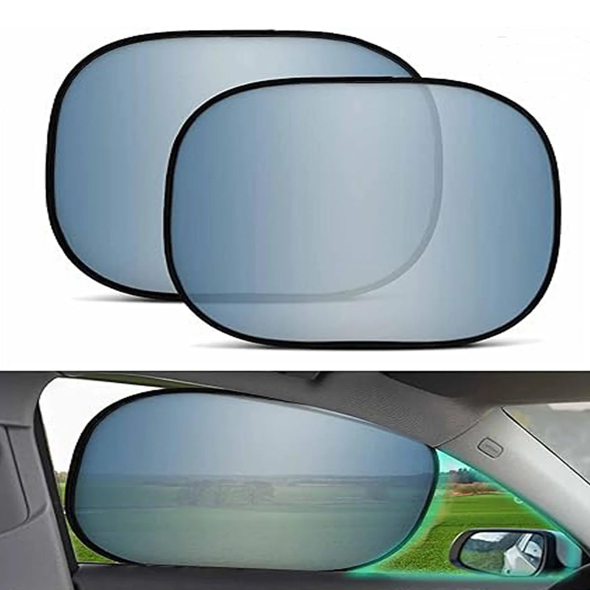 Pack de 2 Protectores Solares para Auto con Doble Adherencia y Protección UV UPF50 | Bebesit