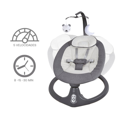 Silla Nido Baby Swing - Gris | Bebesit