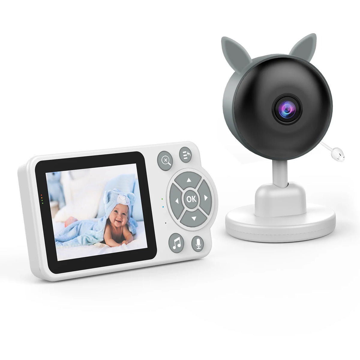 Monitor Cámara SmartGuard 2.0 con Zoom 4x y Ruido Blanco | Bebesit