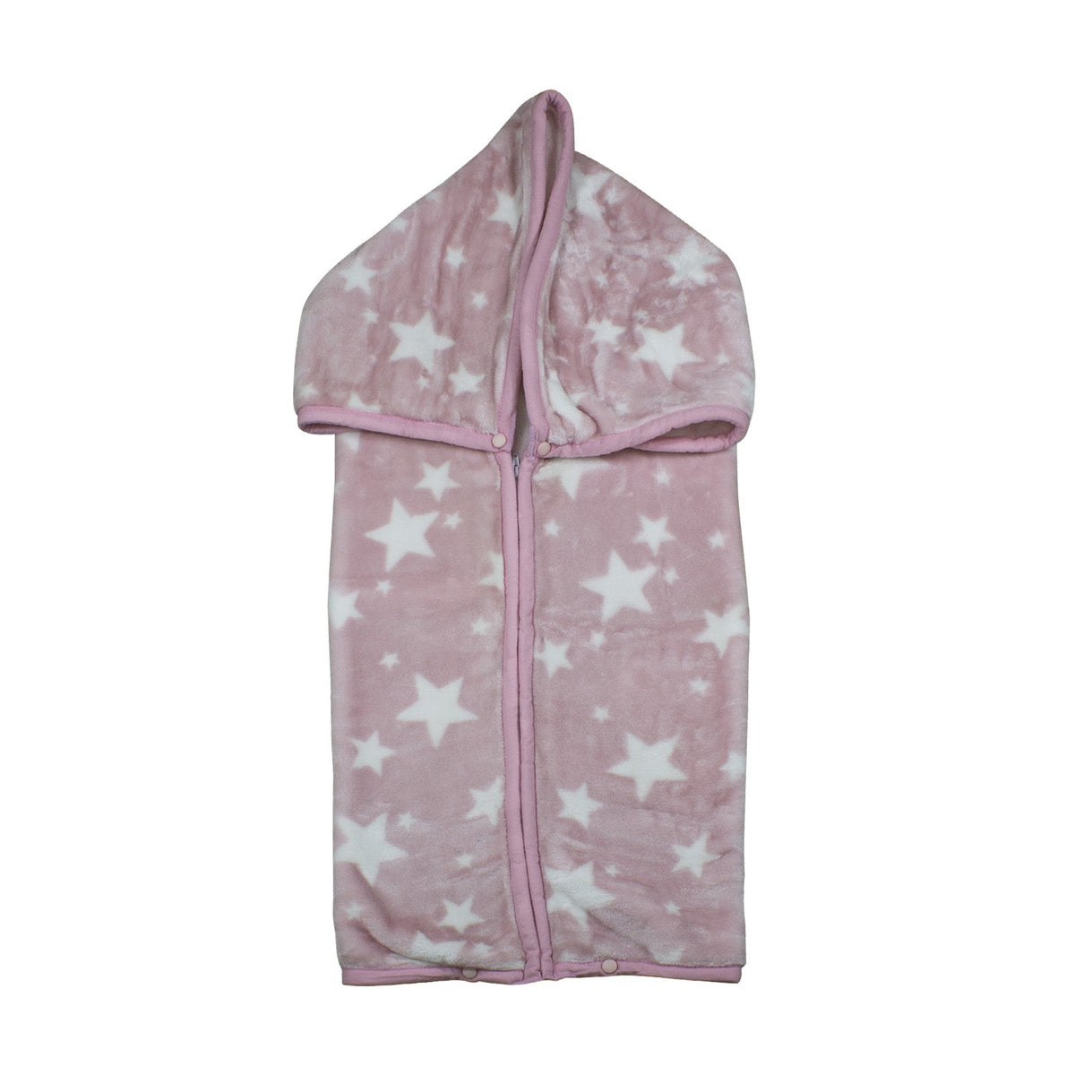 Saco con Broche Ultra Soft 80x110 cm - Estrella Rosado | Bebesit