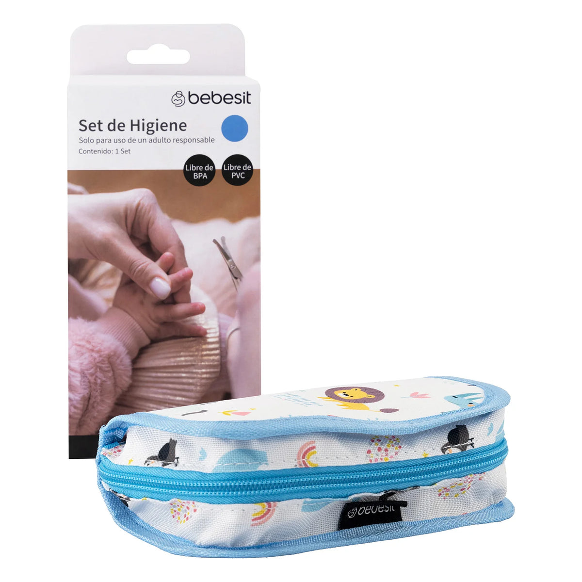 Set de Higiene y Cuidado para Bebé Recién Nacido - Celeste | Bebesit