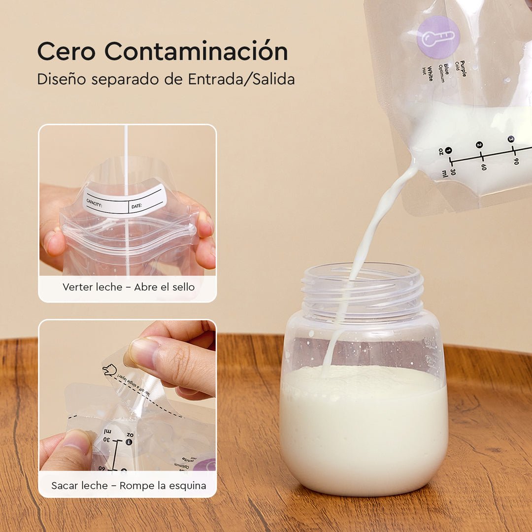 Bolsa para almacenar leche materna - MOMCOZY-MiniNuts expertos en coches y sillas de auto para bebé
