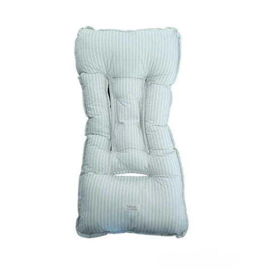 Cojín para Coche - Algodón - Verde Líneas | Baby Mattress