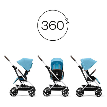 Coche de Paseo Eezy S Twist Plus 2 - Beach Blue | CYBEX