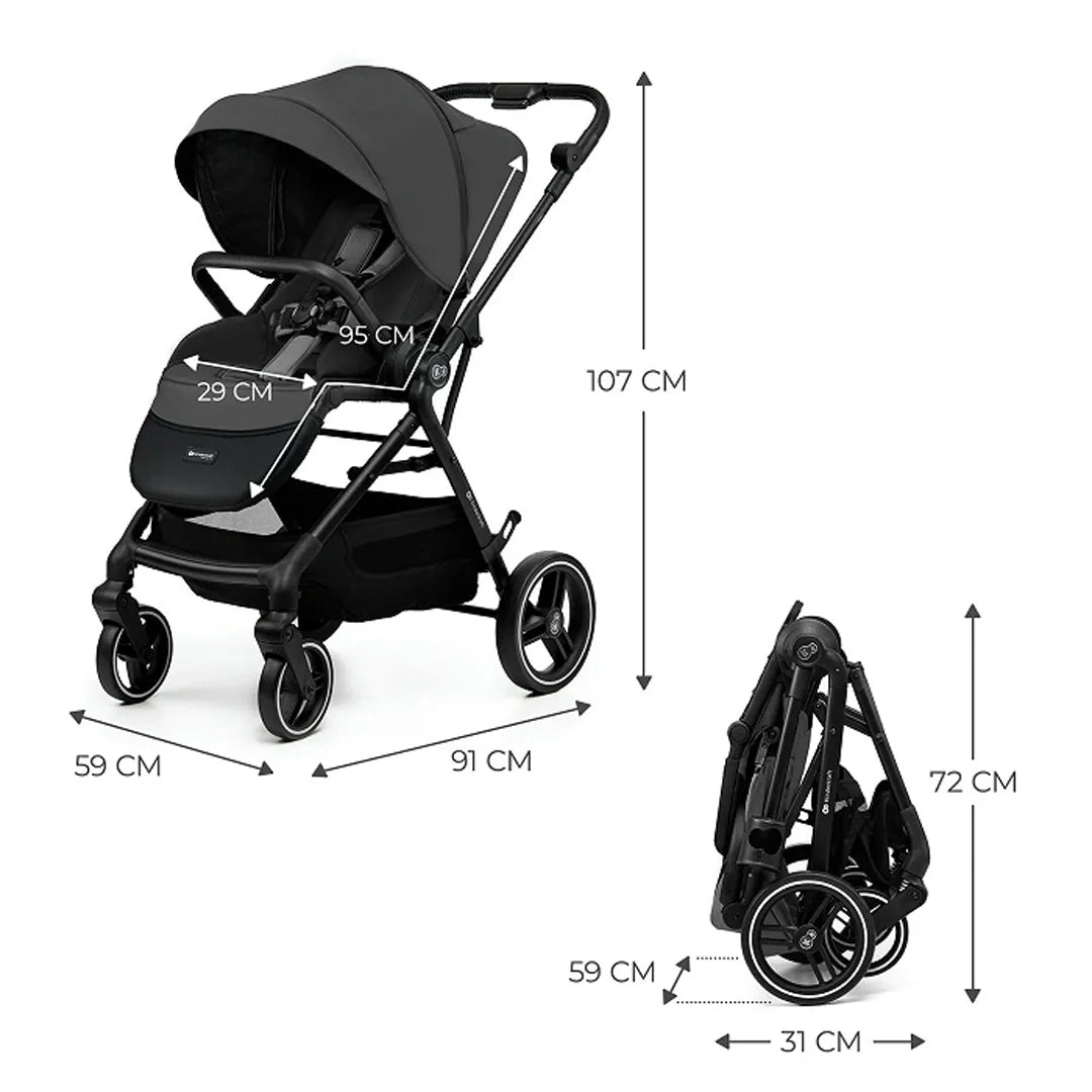Coche de Paseo Yoxi - Moonlight Grey | Kinderkraft
