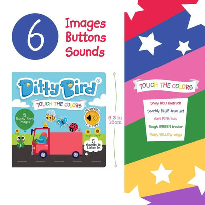 Libro Interactivo Musical - Touch the Colors | Ditty Bird