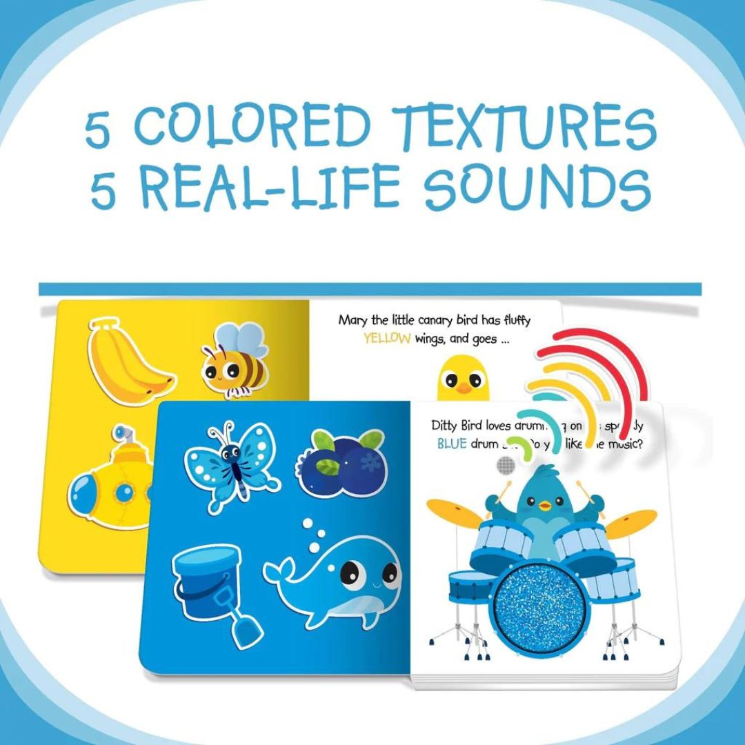 Libro Interactivo Musical - Touch the Colors | Ditty Bird