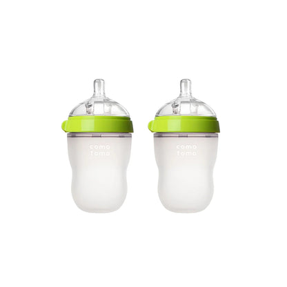 Pack de 2 Mamaderas Comotomo 250ml - Verde | Comotomo