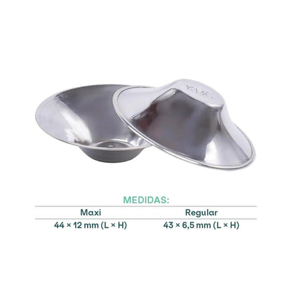 Copas para Lactancia de Plata Trilaminada | Koala Baby Care