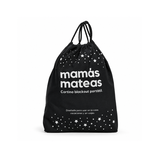 Cortina Blackout Portátil - Negra | Mamás Mateas