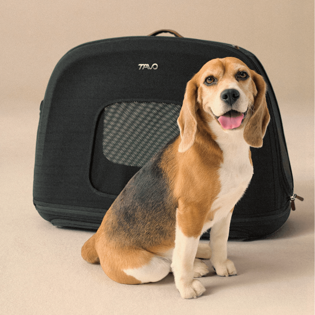 Transportador de Viaje para Mascotas Crispin™ con ISOFIX – Onyx | Tavo Pets