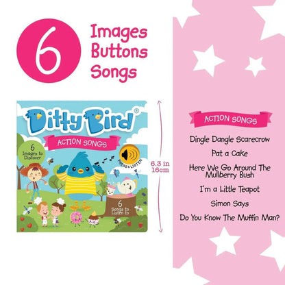 Libro Interactivo Musical - Action Songs | Ditty Bird