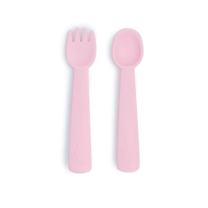 Cubiertos con Caja - Rosa Pastel | We Might Be Tiny