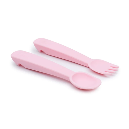 Cubiertos con Caja - Rosa Pastel | We Might Be Tiny