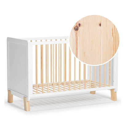 Cuna - Cama de Transición Nico - Madera y Blanco | Kinderkraft