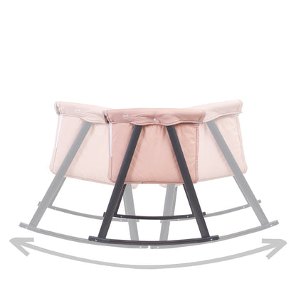 Cuna Moisés Balancín con Mosquitero - Rosa | Bebesit