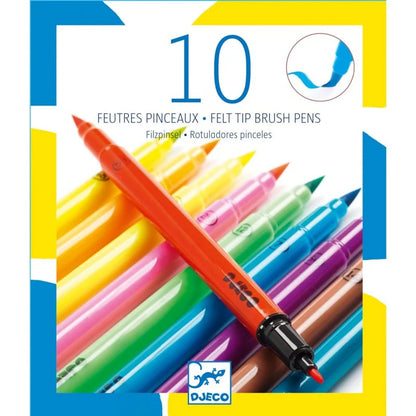 Set de 10 Plumones Colores Pop | Djeco