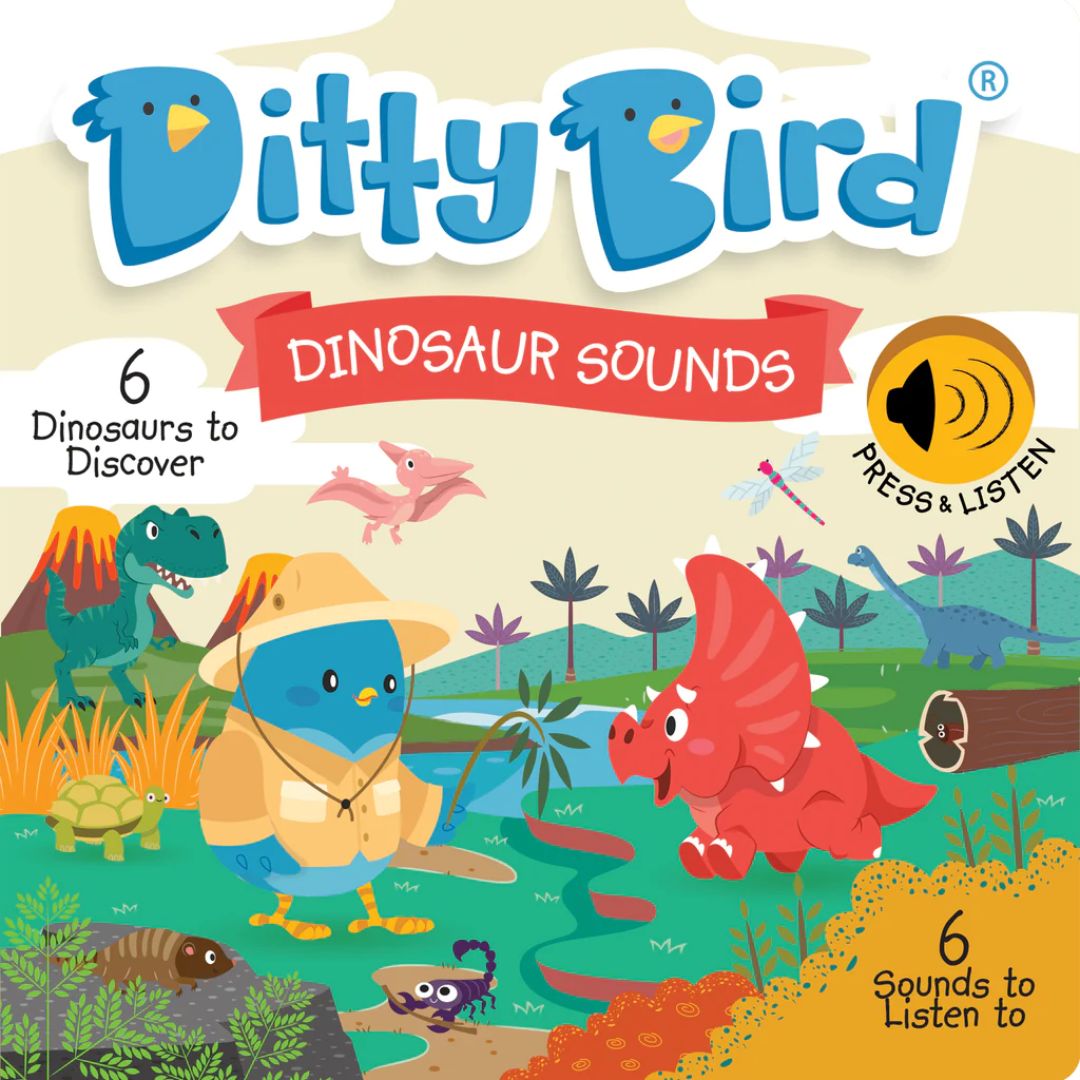 Libro Interactivo Musical - Dinosaur Sounds | Ditty Bird
