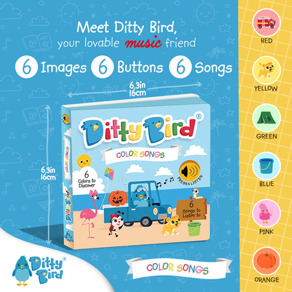 Libro Interactivo Musical - Color Songs | Ditty Bird