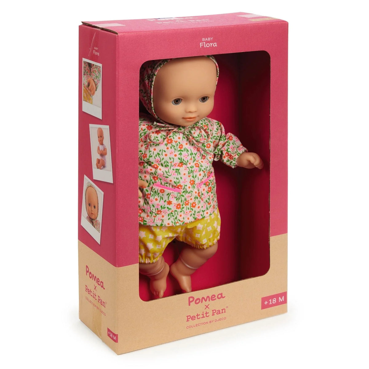 Muñeca Pomea 32 cm - Poupon Flora | Djeco