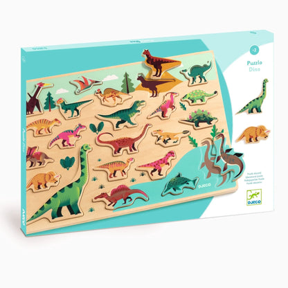 Puzzle de Madera 22 piezas - Dino | Djeco