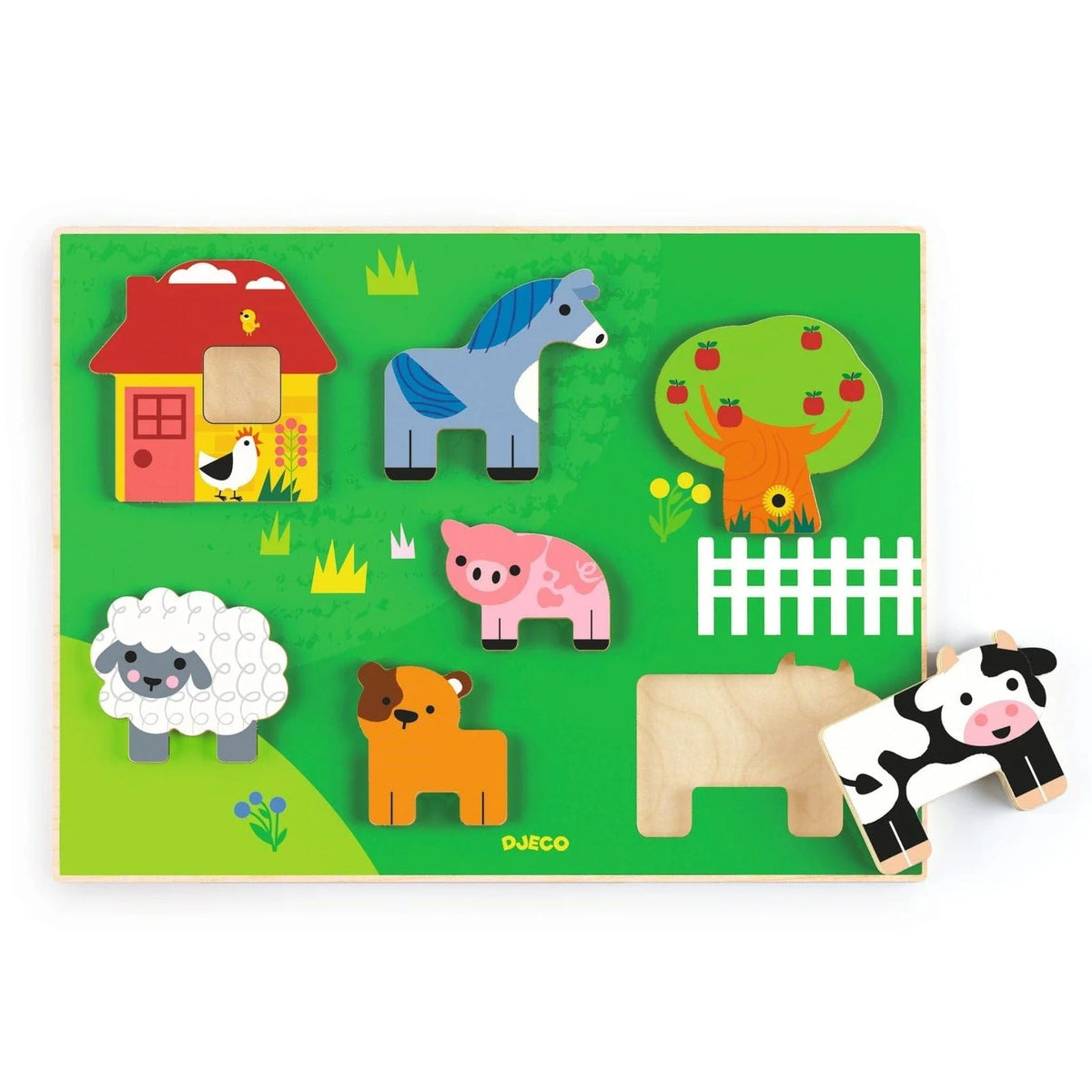 Puzzle Madera Encaje - La Granja | Djeco