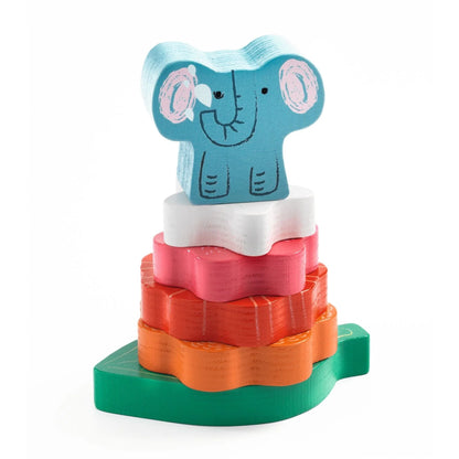 [OUT-EM] Puzzle Madera Encaje - Puzz Stack Happy | Djeco