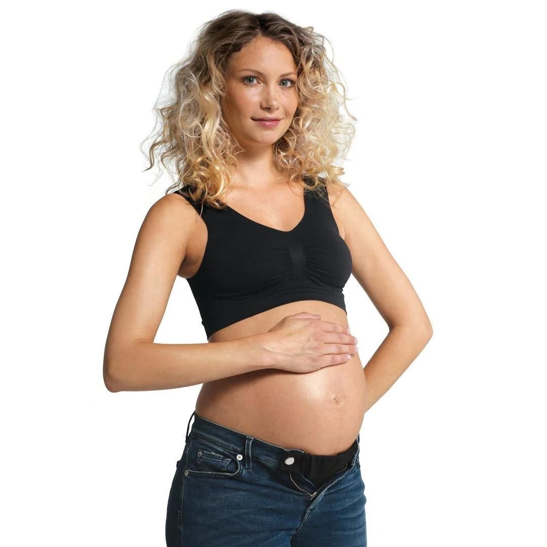 Flexible Maternity Extender - Black, Navy and Cream 