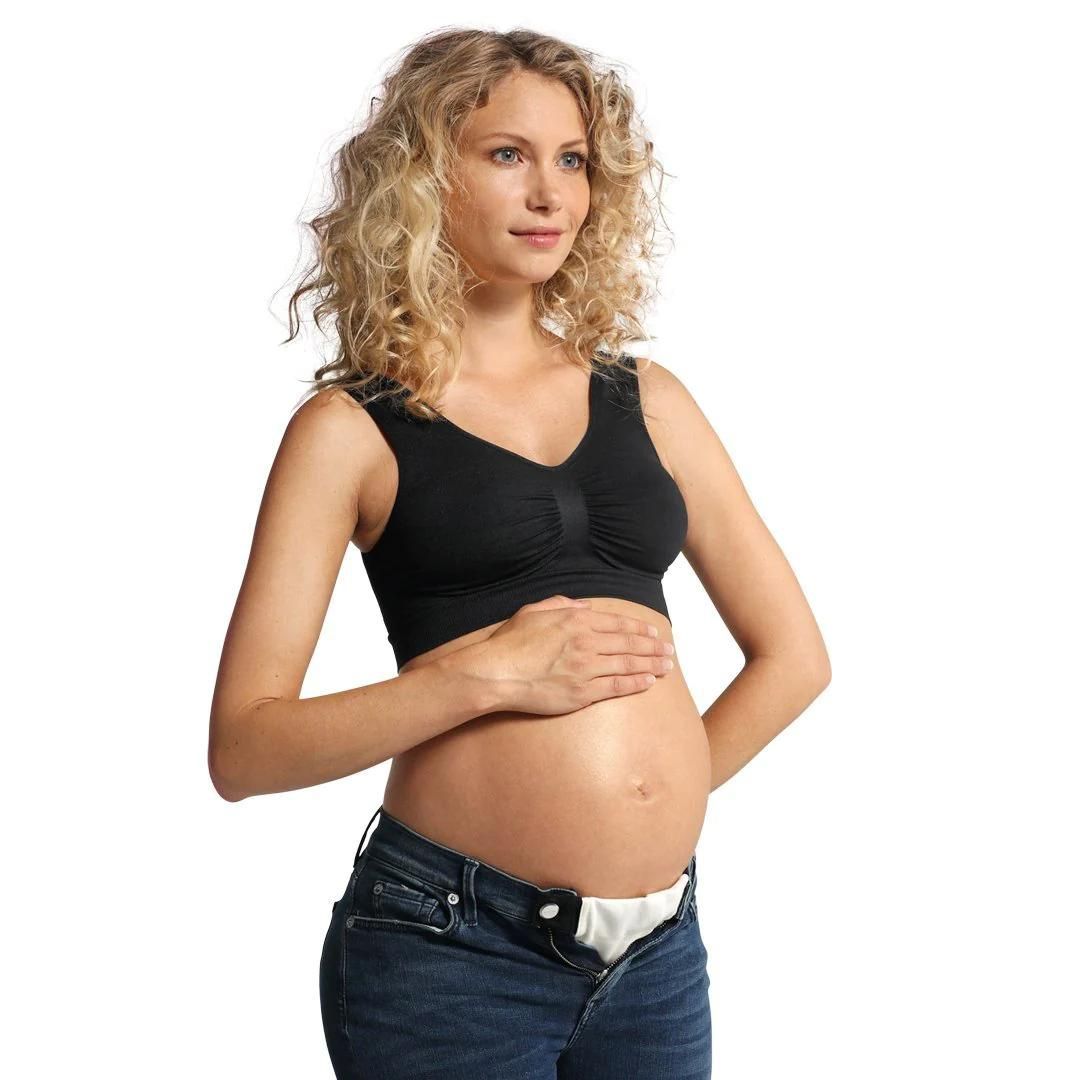 Flexible Maternity Extender - Black, Navy and Cream 