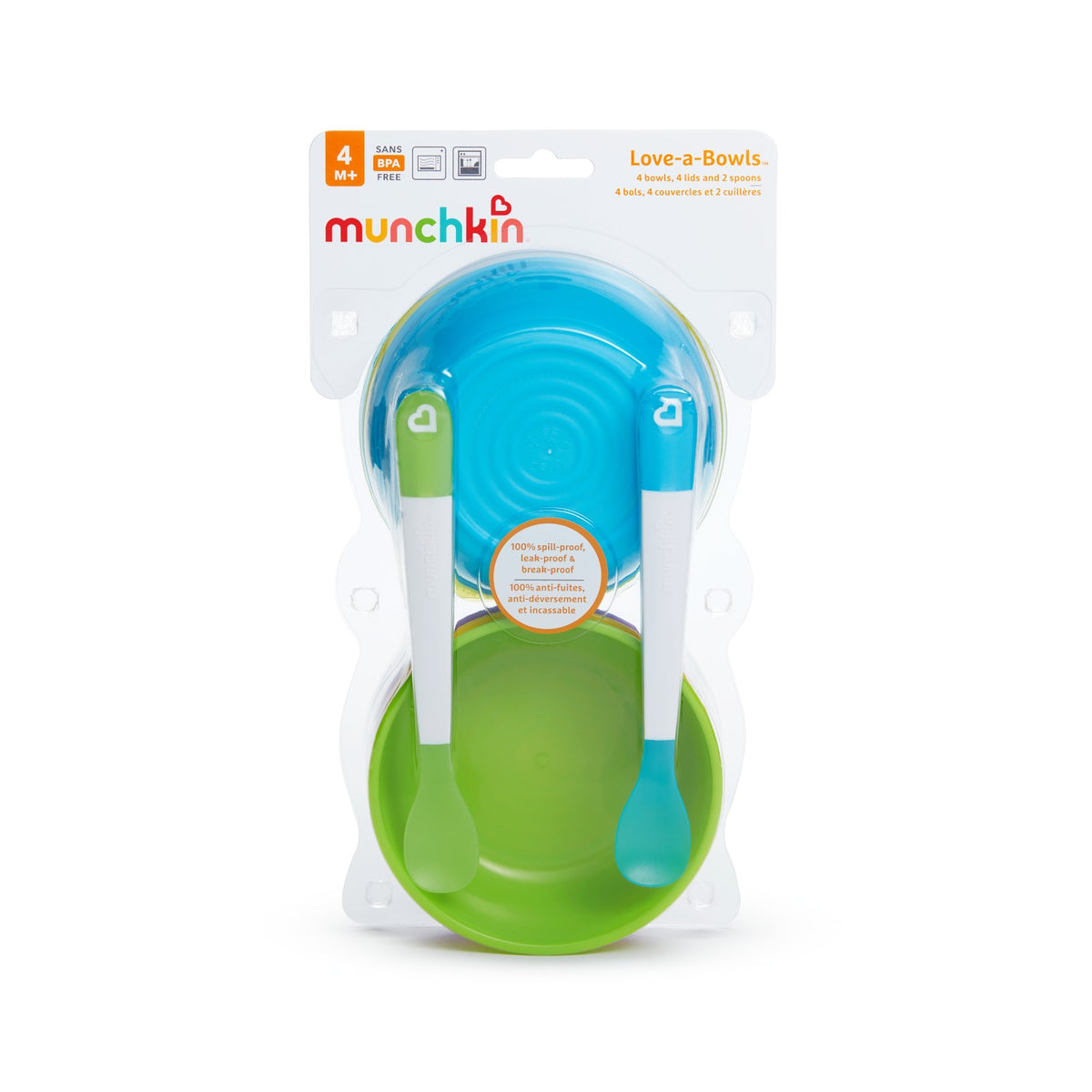 Pack 4 Bowls Love | Munchkin