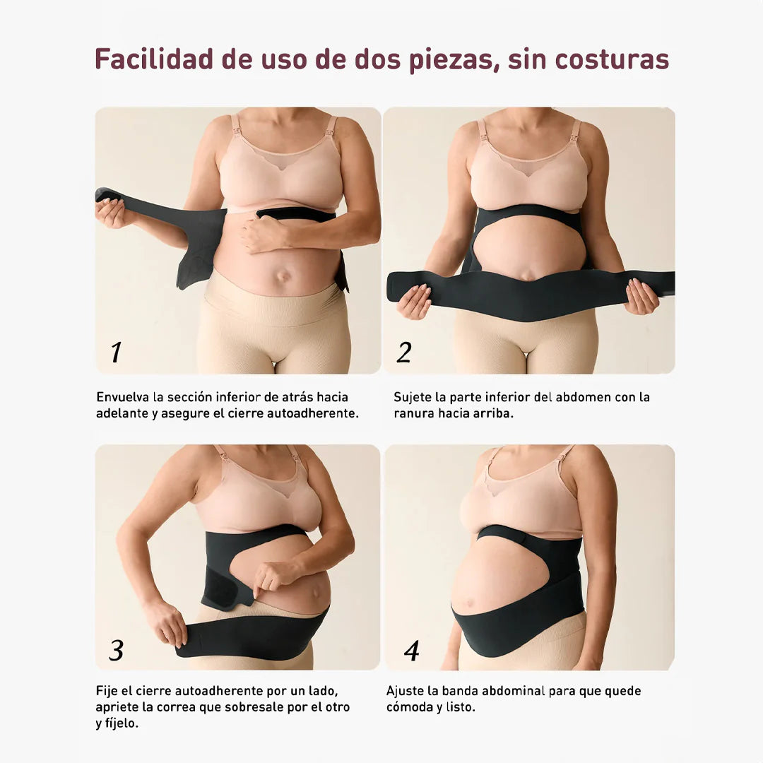 Faja de Embarazo - Negra | MomCozy