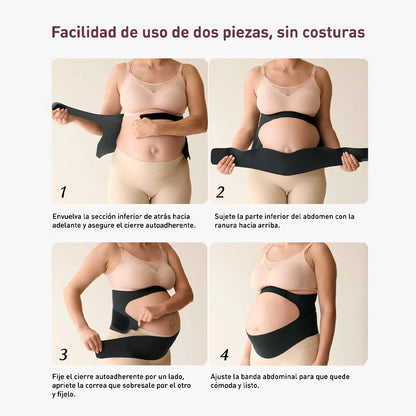 Faja de Embarazo - Negra | MomCozy