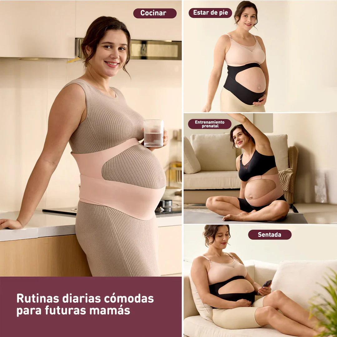 Faja de Embarazo - Negra | MomCozy