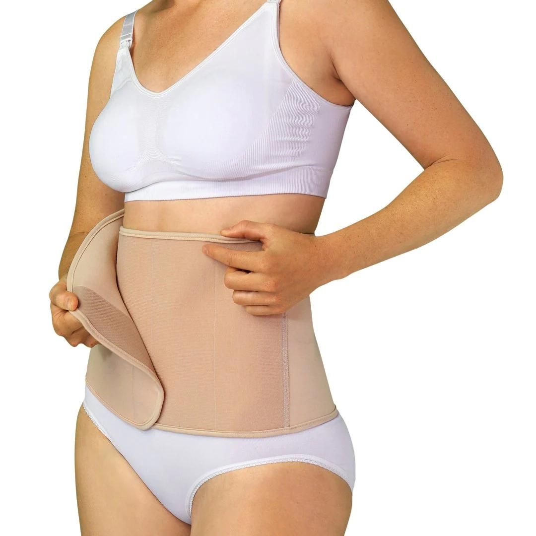 Faja Post Parto Ajustable Algodón Orgánico - Beige | Carriwell