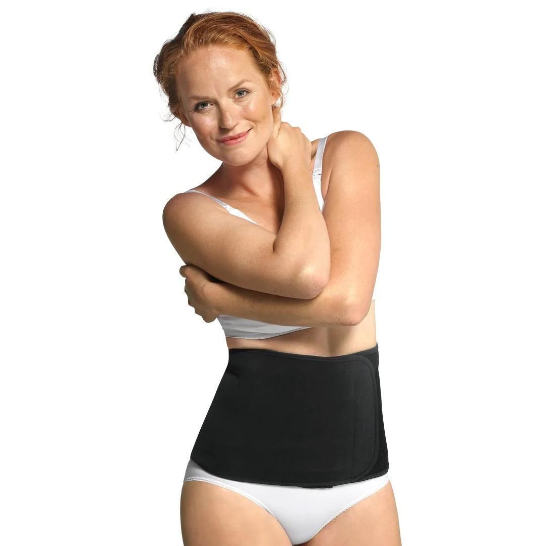 Faja Post Parto Ajustable Algodón Orgánico - Negro | Carriwell