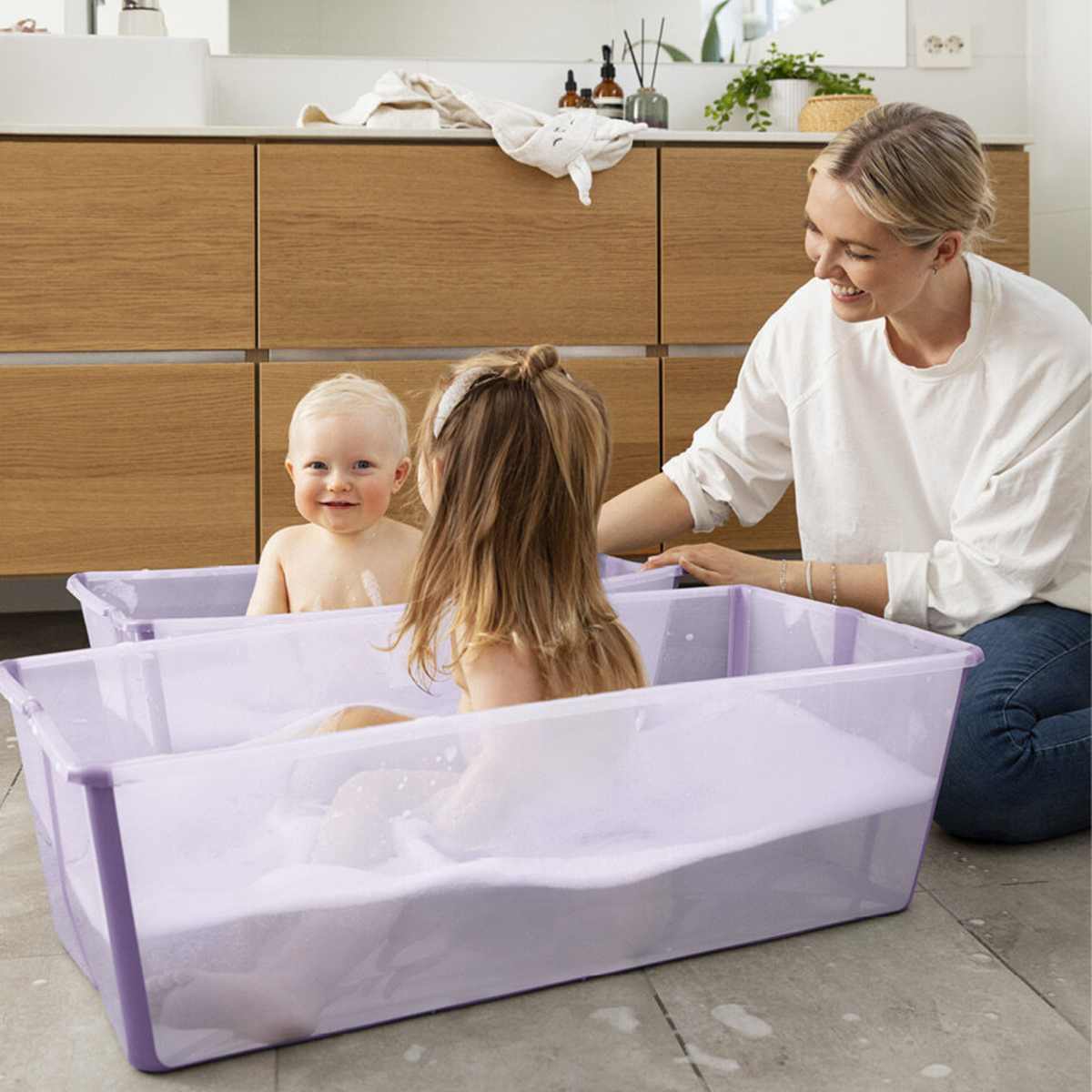 Tina Plegable Flexi Bath® XL (Extragrande) - Lavanda | Stokke