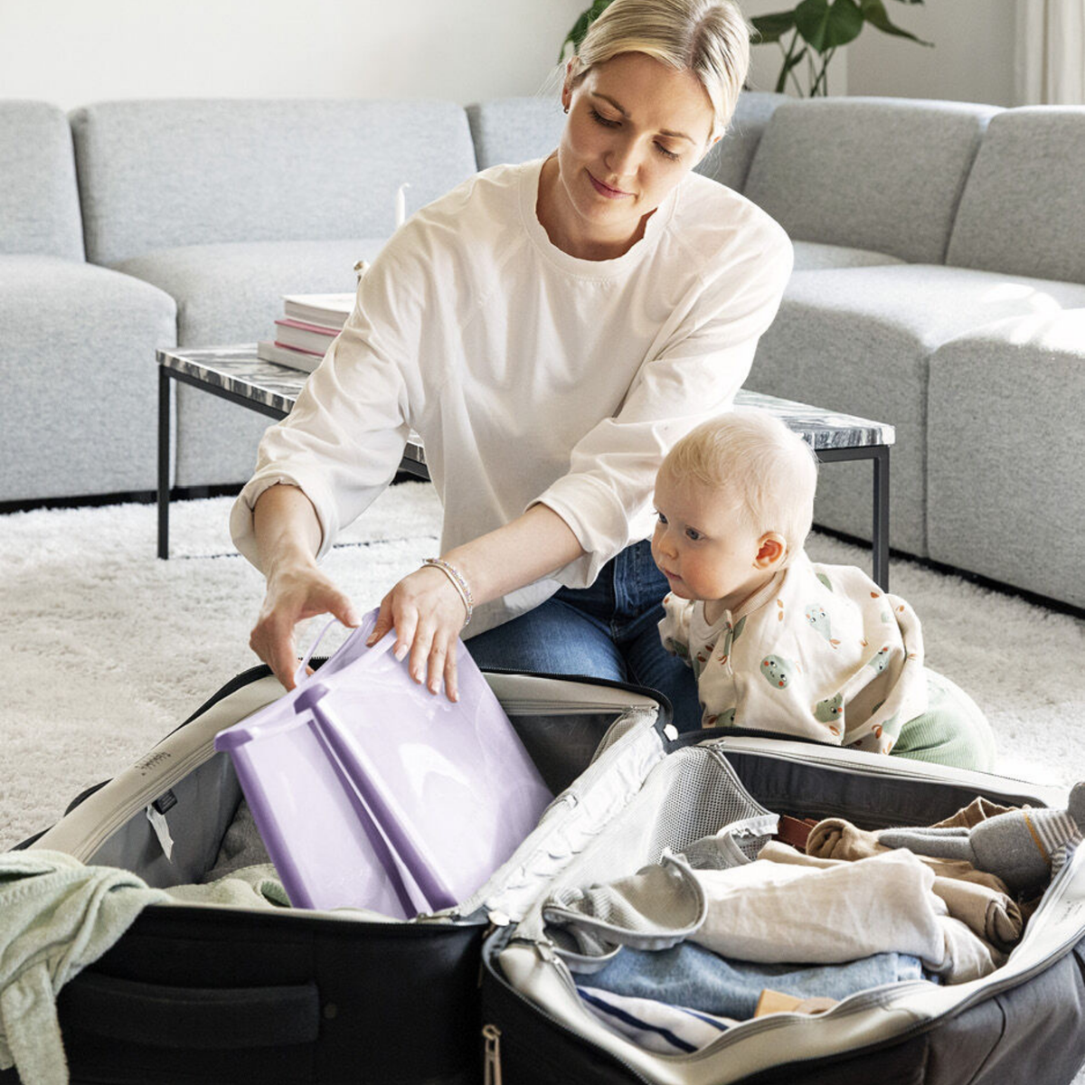 Tina Plegable Flexi Bath® - Lavanda | Stokke