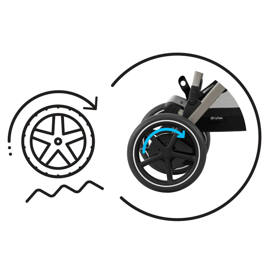 Coche de Paseo e-Gazelle S - Stone Grey | CYBEX